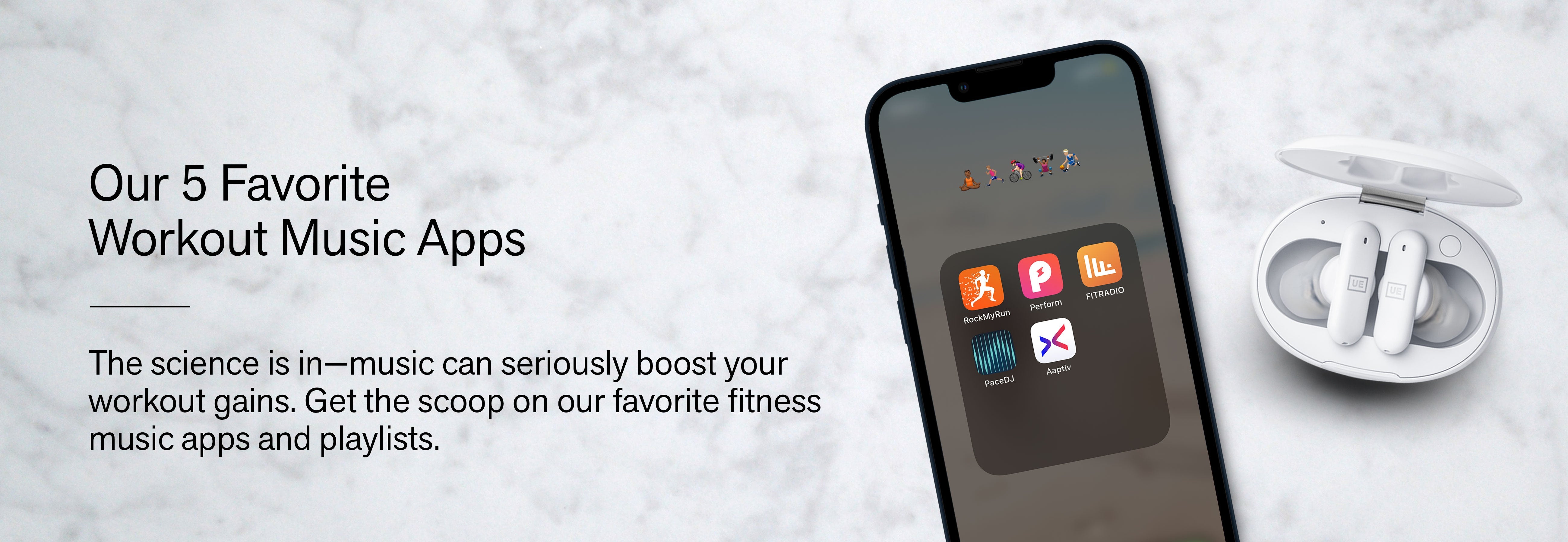 Our 5 Favorite Workout Music Apps