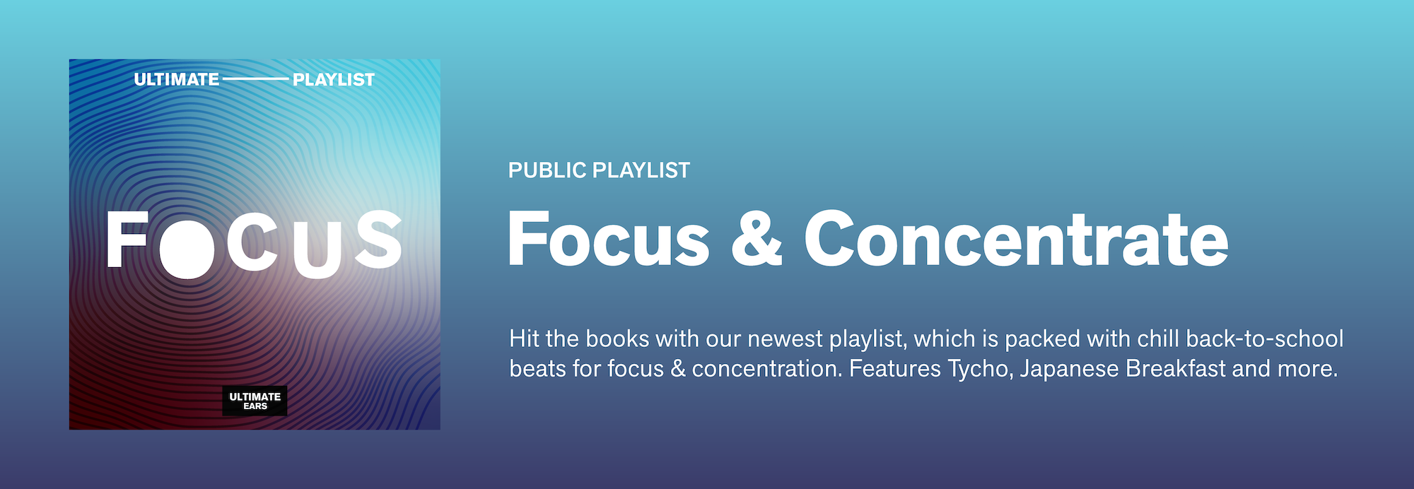 Playlist: Focus & Concentrate